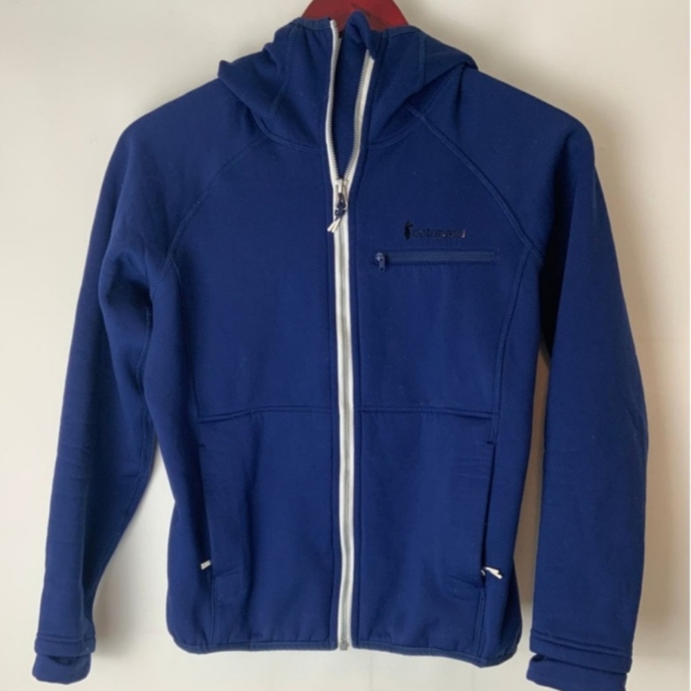 Cotopaxi Sambaya Stretch Fleece Hooded Jacket Women’s Small S Blue